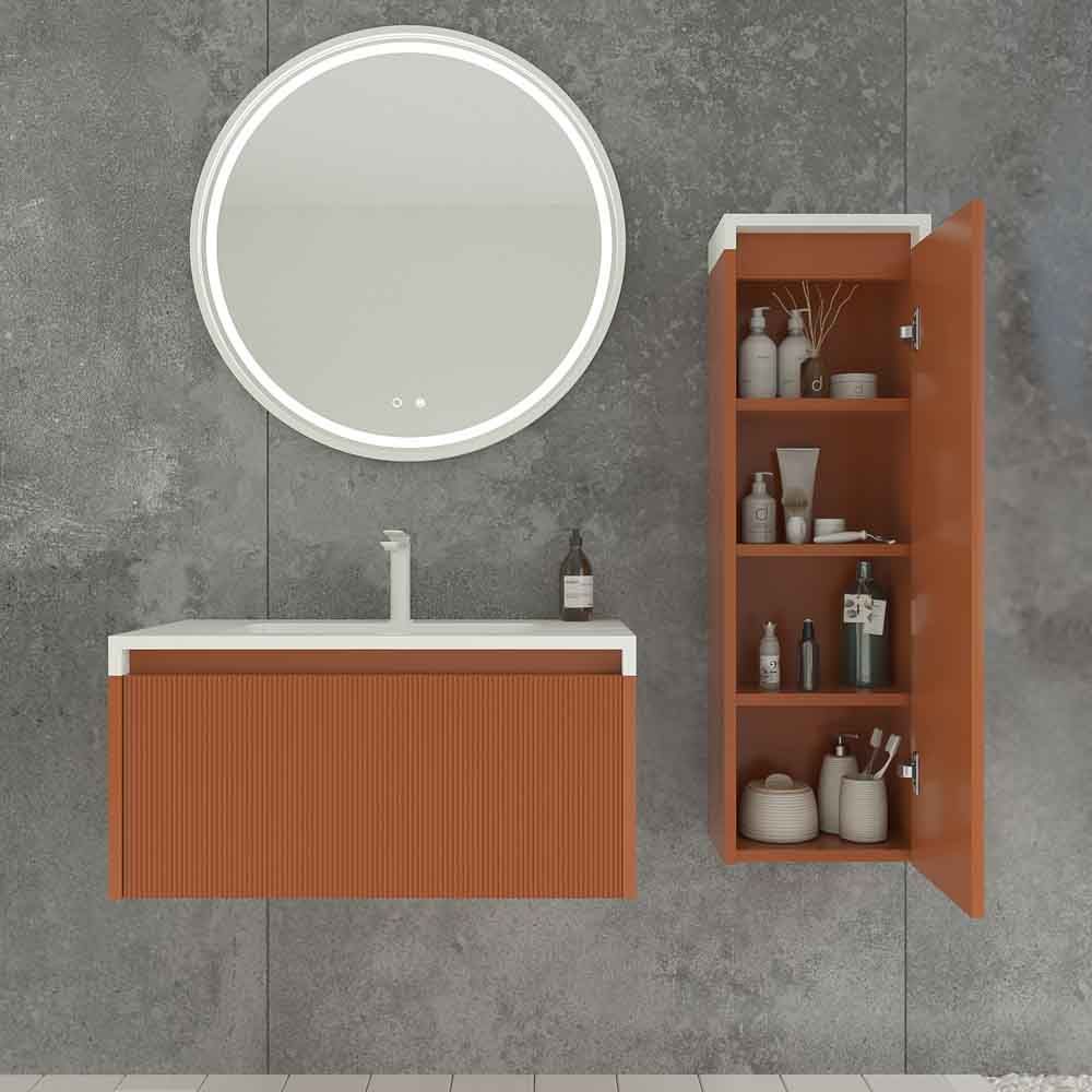 Varobath mueble BINARIO 1 cajon pardo anaranjado2.jpg