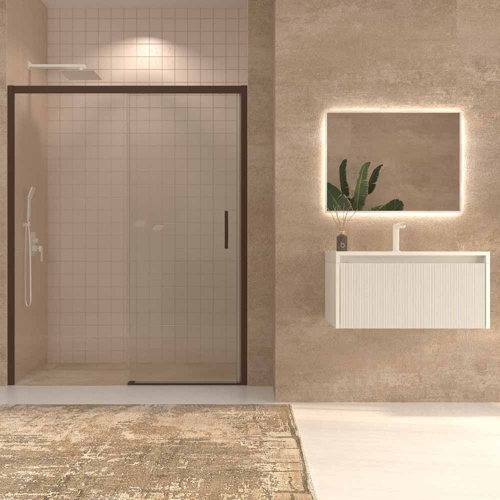 Mueble de baño BINARIO suspendido 1 cajón acabado BLANCO
