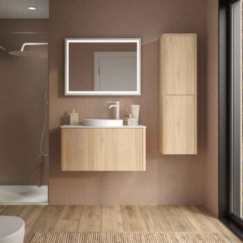Varobath mueble bano suspendido FUSE 1 cajon roble claro1.jpg