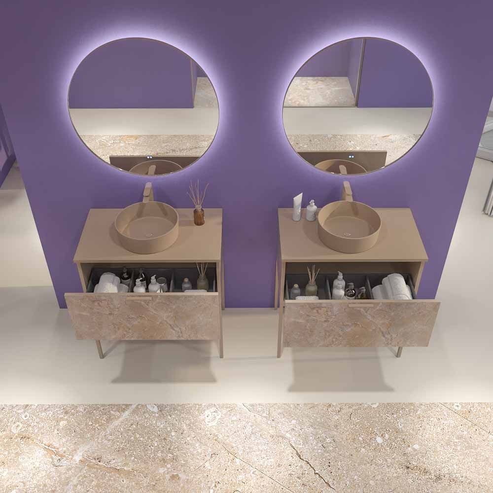 Varobath mueble de baño GRATE onix moka 3