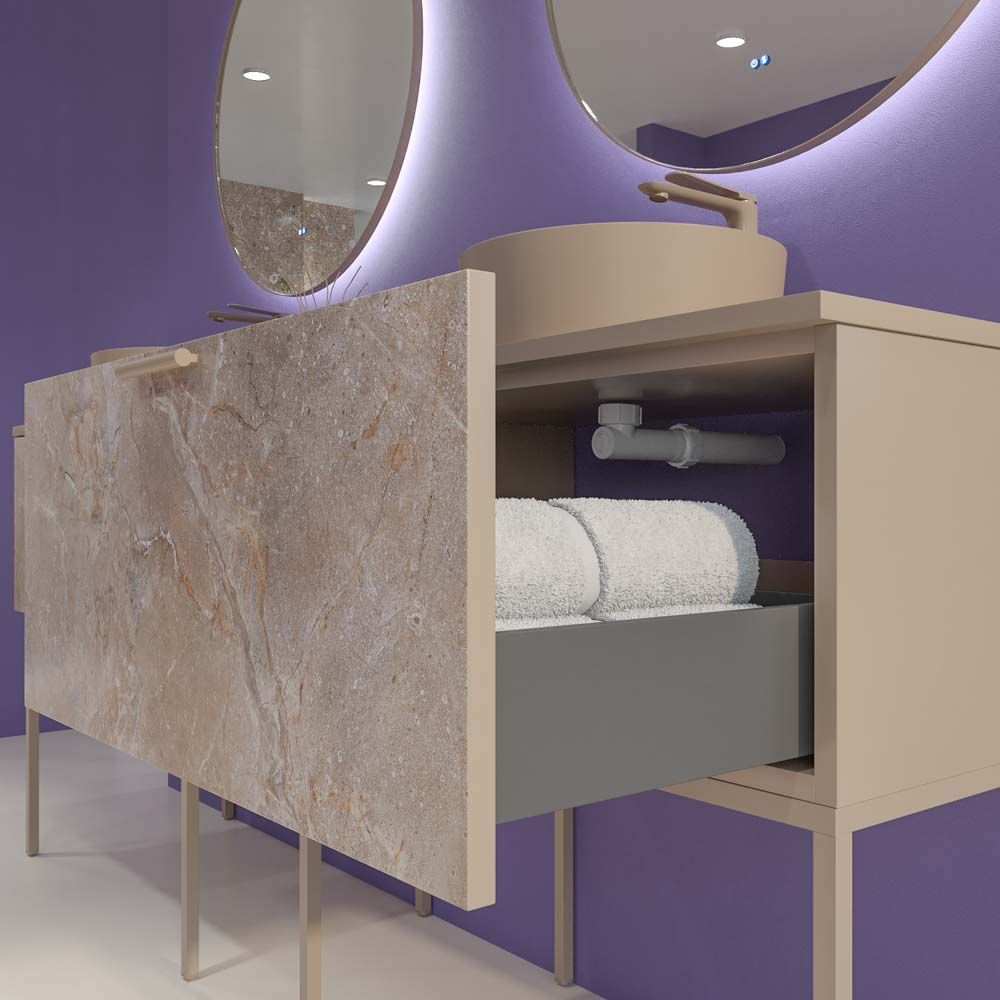 Varobath mueble de baño GRATE onix moka 5