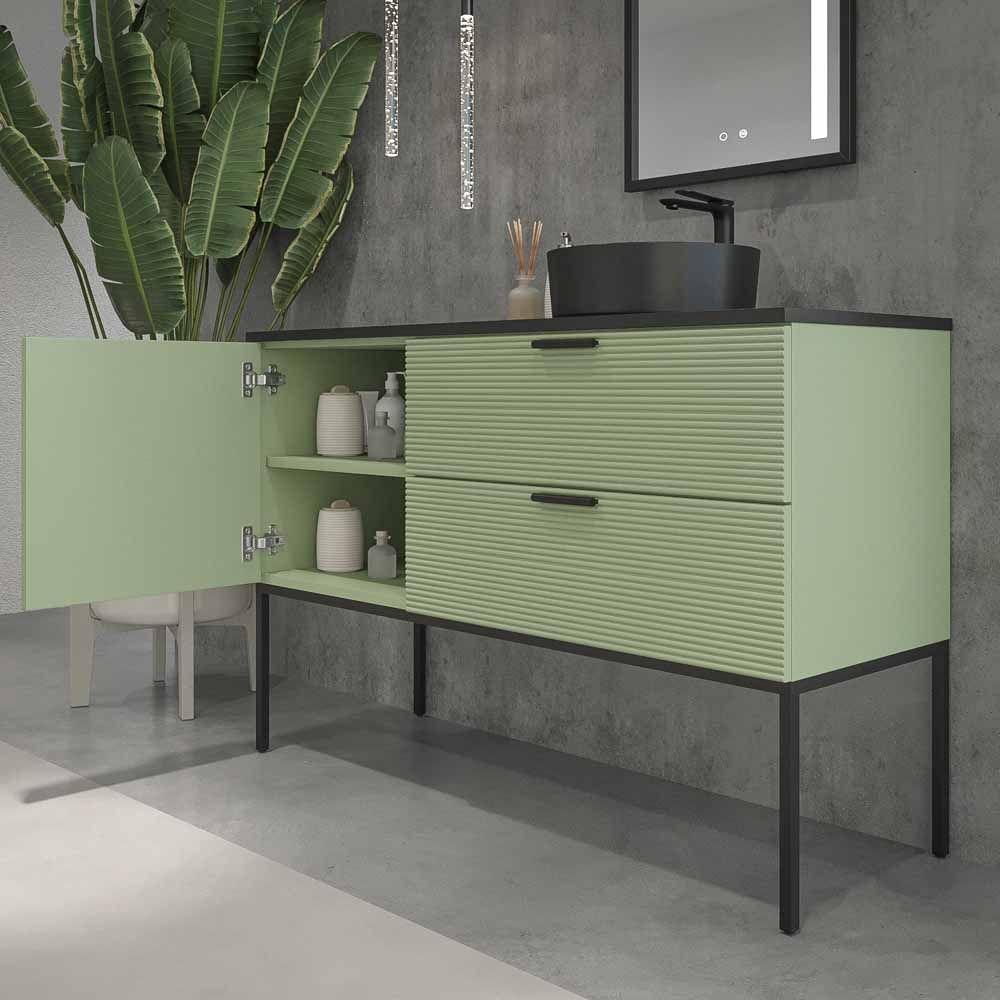 Varobath mueble de bano HOLE 2 cajones 1puerta VERDE RESEDA3.jpg