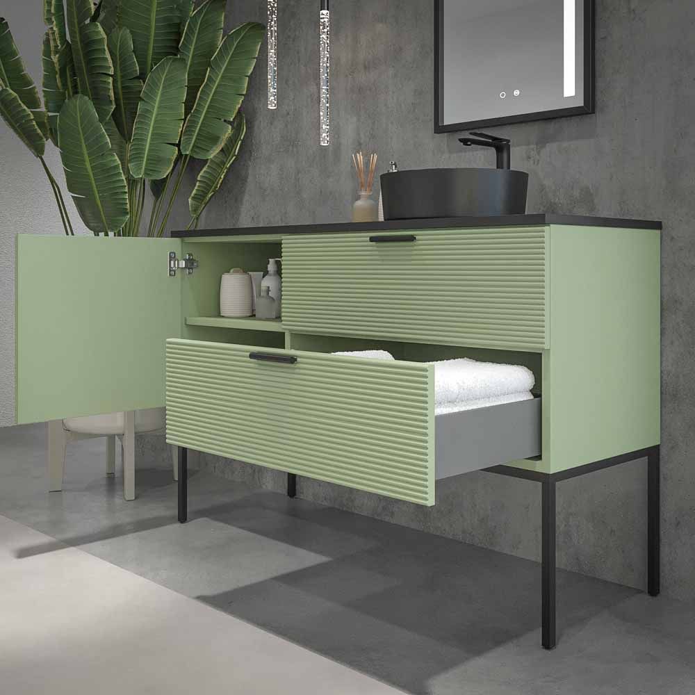 Varobath mueble de bano HOLE 2 cajones 1puerta VERDE RESEDA4.jpg