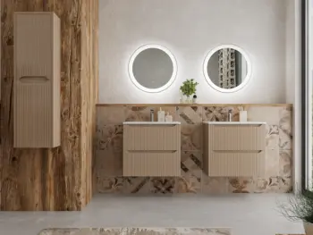 Varobath mueble de bano suspendido 2 cajones TOSCANA moka squadrato 3.webp