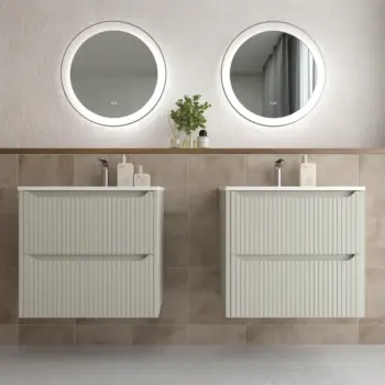 Varobath mueble de bano suspendido TOSCANA gris seda squadrato.webp
