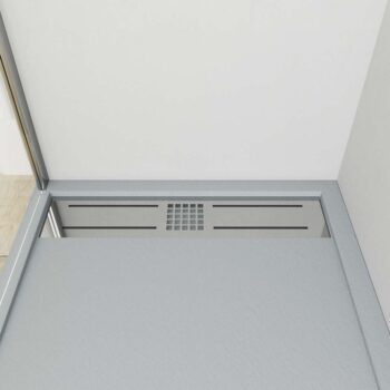 Varobath plato de ducha URBAN CROME gris cemento 2