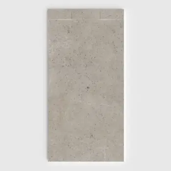 Plato de ducha 3D Plaster efecto cemento SARRIA - vista frontal