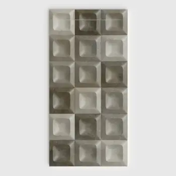 Plato de ducha 3D Plaster efecto hidráulico HIDRALIA - vista frontal