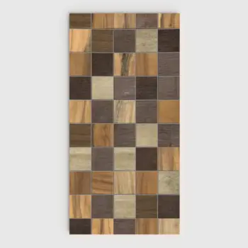 Plato de ducha 3D Plaster efecto madera Boscania - vista frontal