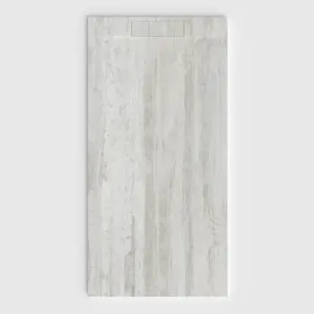 Plato de ducha 3D Plaster efecto madera TAVARIS - vista frontal