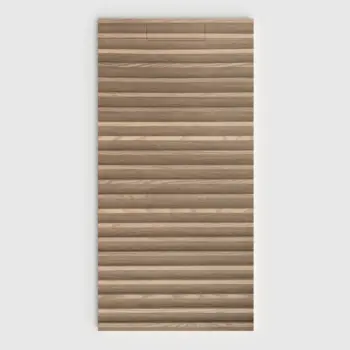 Plato de ducha 3D Plaster efecto madera WOOLDEN - vista frontal