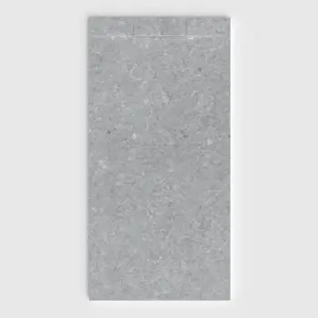 Plato de ducha 3D Plaster efecto mármol CARRAVON - vista frontal