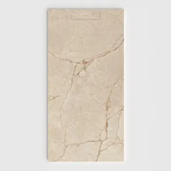 Plato de ducha 3D Plaster efecto mármol ETERNO - vista frontal