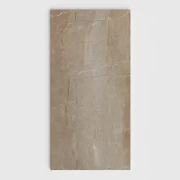 Plato de ducha 3D Plaster efecto mármol IMPERIAL - vista frontal