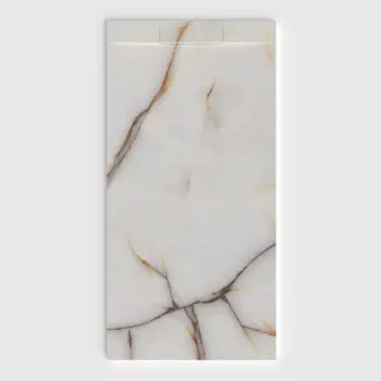 Plato de ducha 3D Plaster efecto mármol Pallenzia - vista frontal