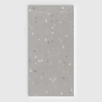 Plato de ducha 3D Plaster efecto terrazo ARCOPIETRO - vista frontal