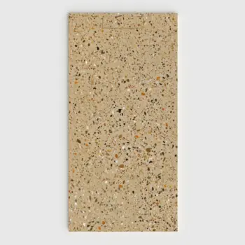 Plato de ducha 3D Plaster efecto terrazo FRACTILIO - vista frontal