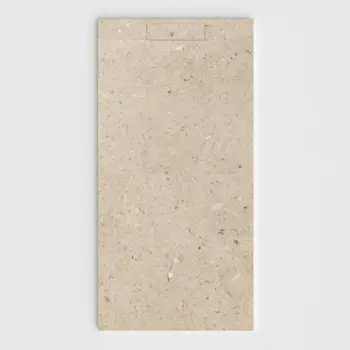 Plato de ducha 3D Plaster efecto terrazo LOTUM - vista frontal