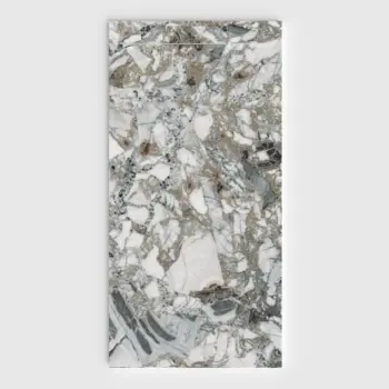 Plato de ducha 3D Plaster efecto terrazo MIXALINA - vista frontal