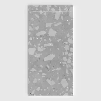Plato de ducha 3D Plaster efecto terrazo PASTELLARO - vista frontal