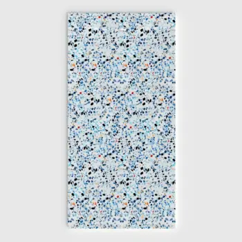 Plato de ducha 3D Plaster efecto terrazo SPICOLATO - vista frontal